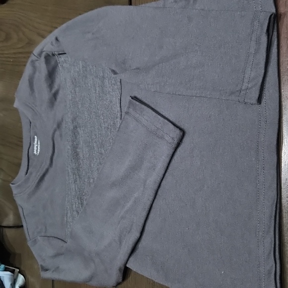 Jumping Beans Charcoal Long Sleeve Top+ Gray Short - Picture 5 of 5